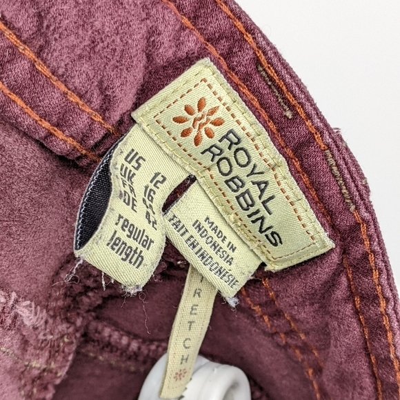 Royal Robbins Pants Stretch Soft Flannel-Like Feel Sz 12 - Picture 3 of 9